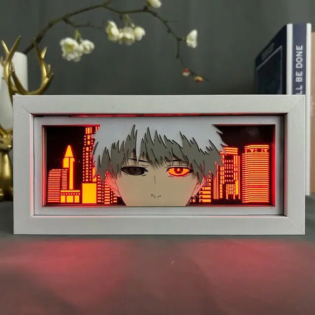 Caja de luz de anime Tokyo Ghoul para decoración del hogar