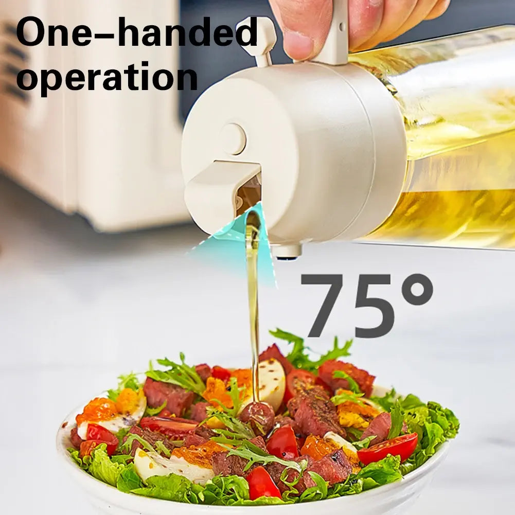 2-in-1-Sprühflasche für Küchenöl