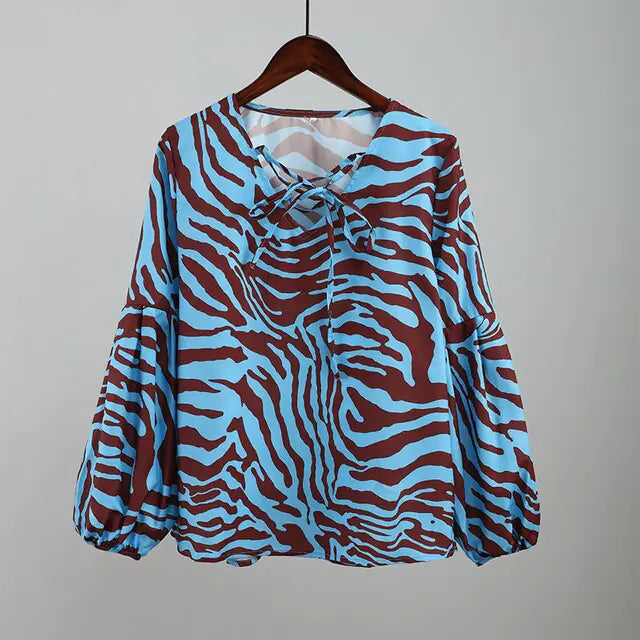 Blusa Cebra Mujer