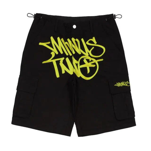 Pantalones cortos Y2k Pantalones cortos de gimnasio de mezclilla hip hop
