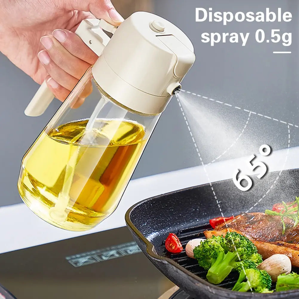 2-in-1-Sprühflasche für Küchenöl