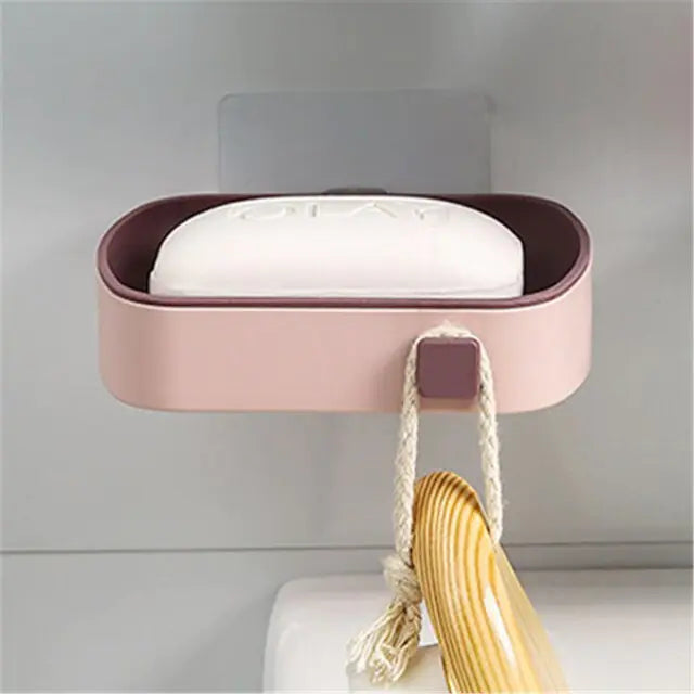 Caja de jabón con ventosa para baño