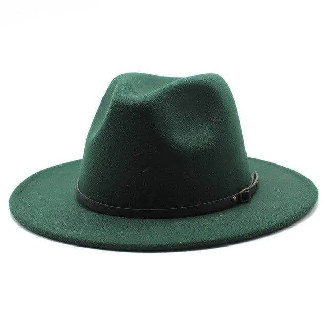 Sombreros de jazz de lana multicolor