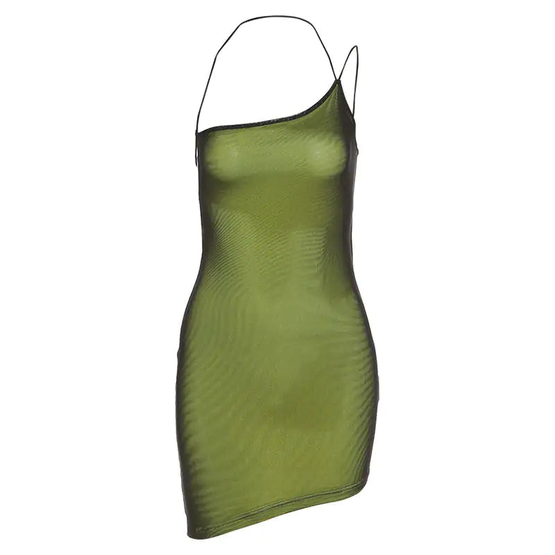 Minivestido ajustado sin espalda