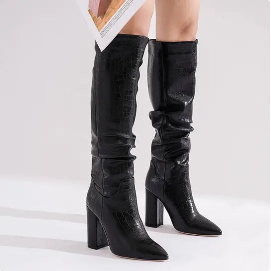 Botas elegantes hasta la rodilla