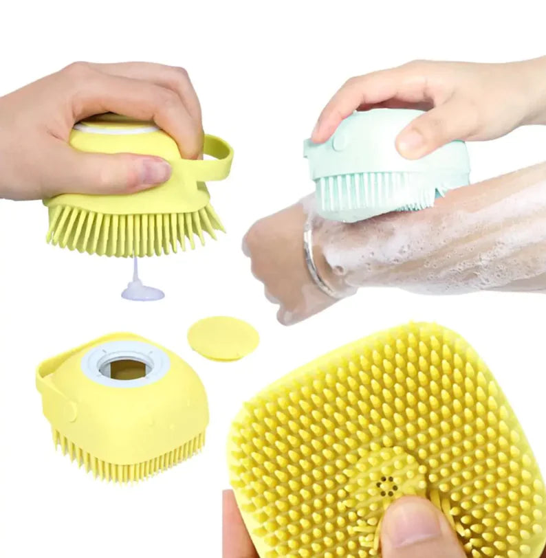 Cepillo de baño suave para mascotas Champú de baño para perros
