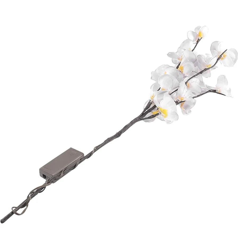 Lámpara LED con forma de rama de sauce: elegante decoración para el hogar