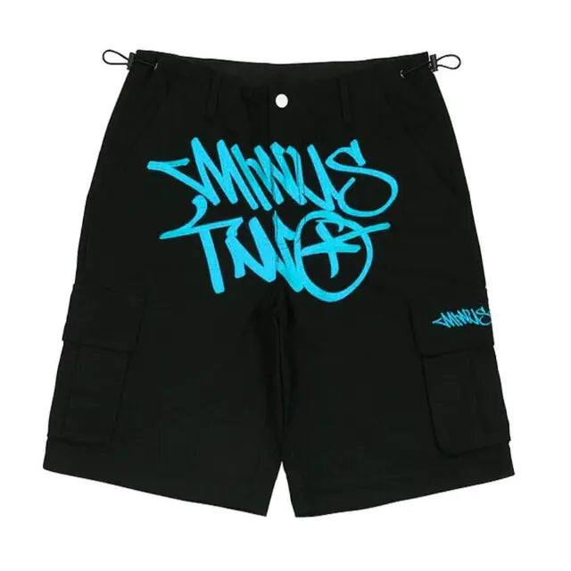 Pantalones cortos Y2k Pantalones cortos de gimnasio de mezclilla hip hop
