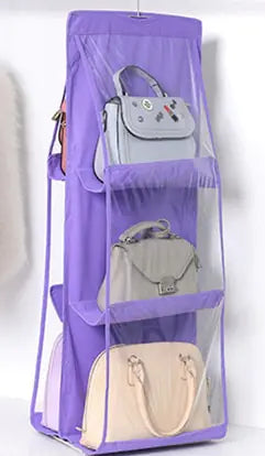 Transparent Hanging Handbag and Shoe Organizer