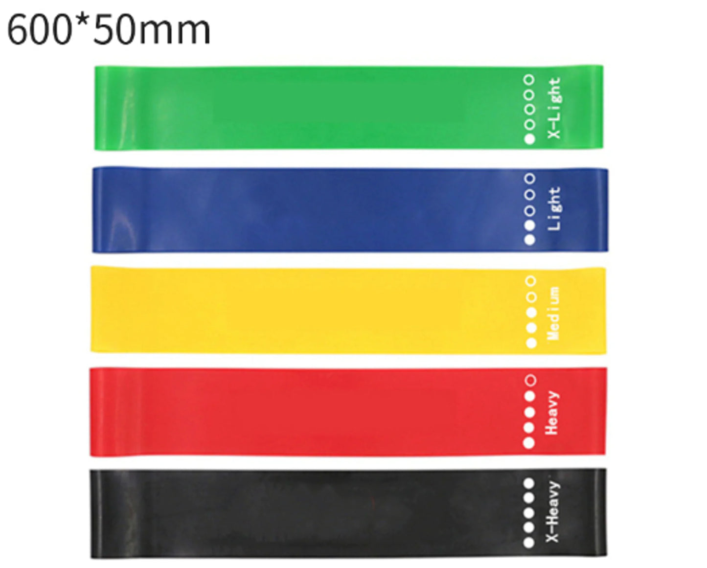 Bandas elásticas de resistencia para fitness, entrenamiento en casa, entrenamiento de yoga, equipo de gimnasio