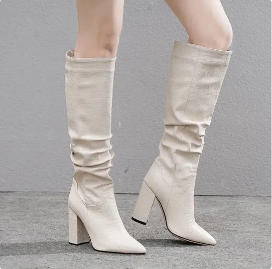Botas elegantes hasta la rodilla