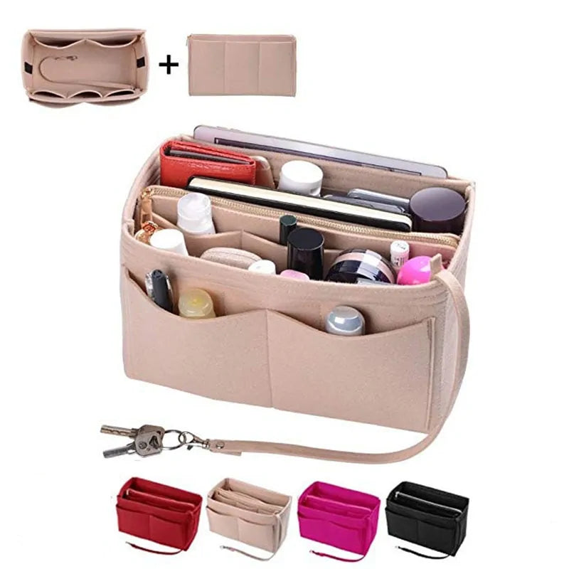 Inserto organizador de bolso de fieltro de la marca HHYUKIMI
