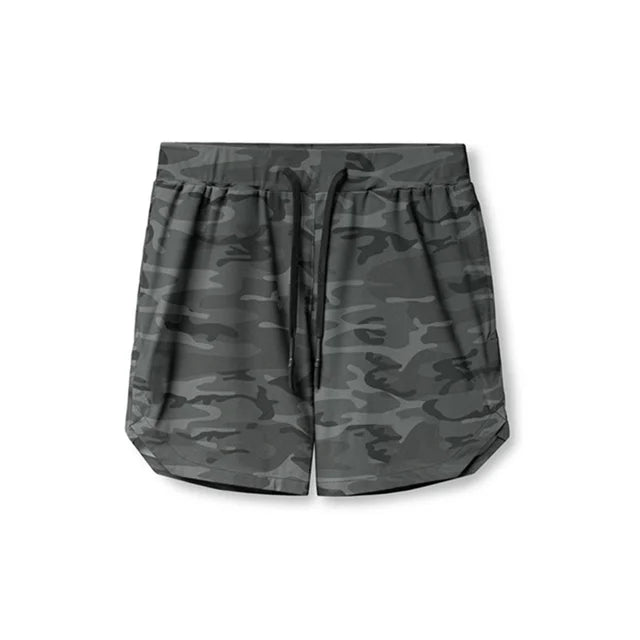 Pantalones cortos de ejercicio para correr en el gimnasio para hombres