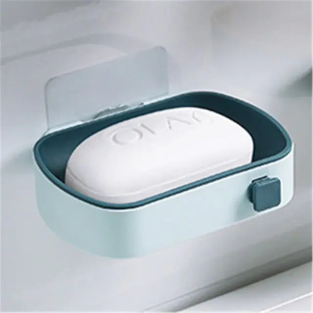 Caja de jabón con ventosa para baño