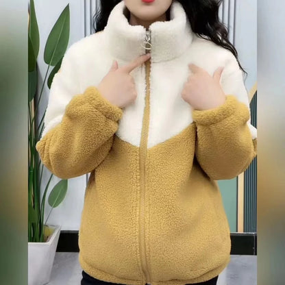 Winterjacke aus Polyester-Baumwolle