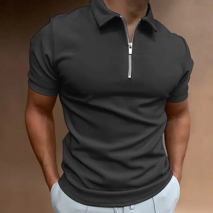 Polos de color liso de verano para hombre