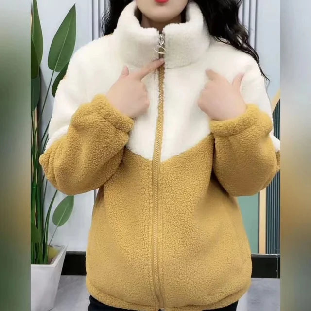 Winterjacke aus Polyester-Baumwolle