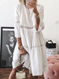 Vestido midi bohemio Vestido sexy sin espalda para mujer