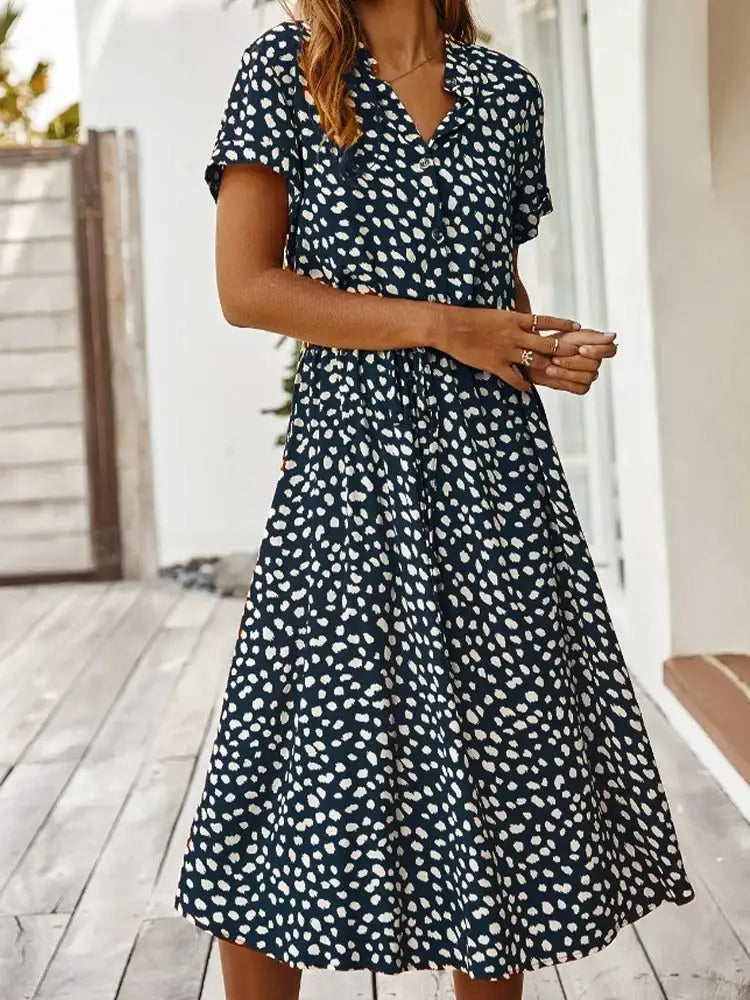 Vintage Polkadot Kleid