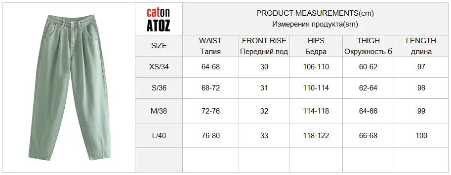 Vaqueros cargo plisados ​​verdes de cintura alta