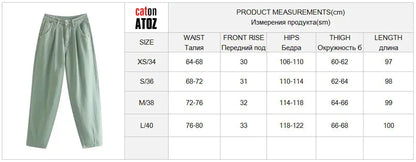 Vaqueros cargo plisados ​​verdes de cintura alta