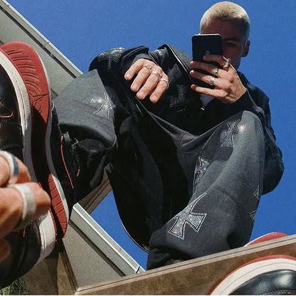 Ropa de abrigo con capucha Punk