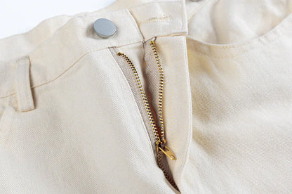 VG – Cremefarbene, weite Hose