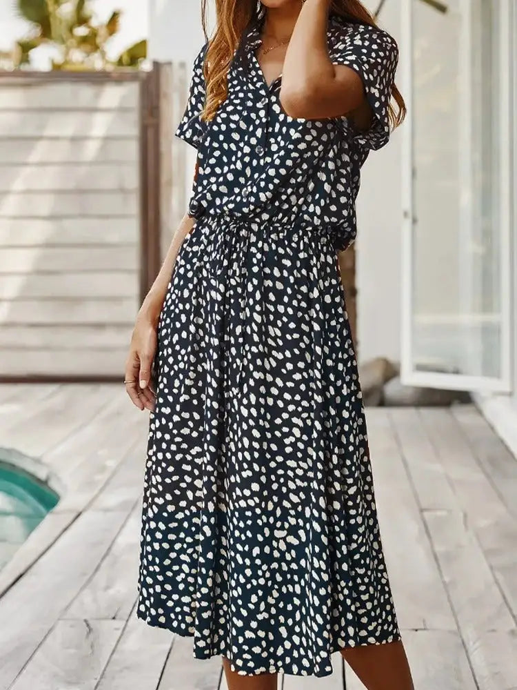 Vintage Polkadot Kleid