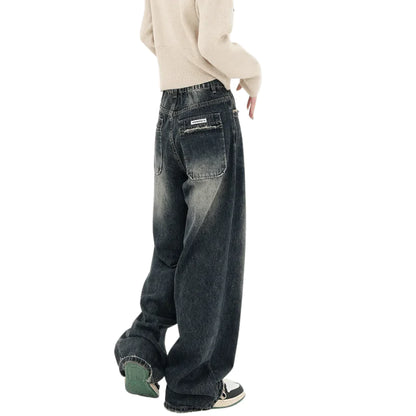 Vaqueros rectos sueltos