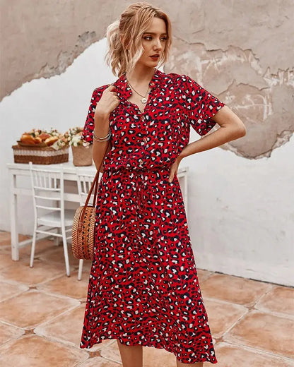 Vintage Polkadot Kleid