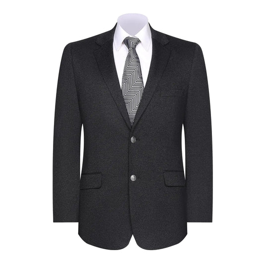 Mens Blazer Classic Fit Sport Coat 2 Button Notch Lapel Business Knit Suits Jacket