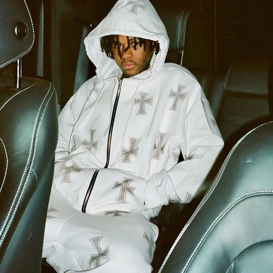 Ropa de abrigo con capucha Punk