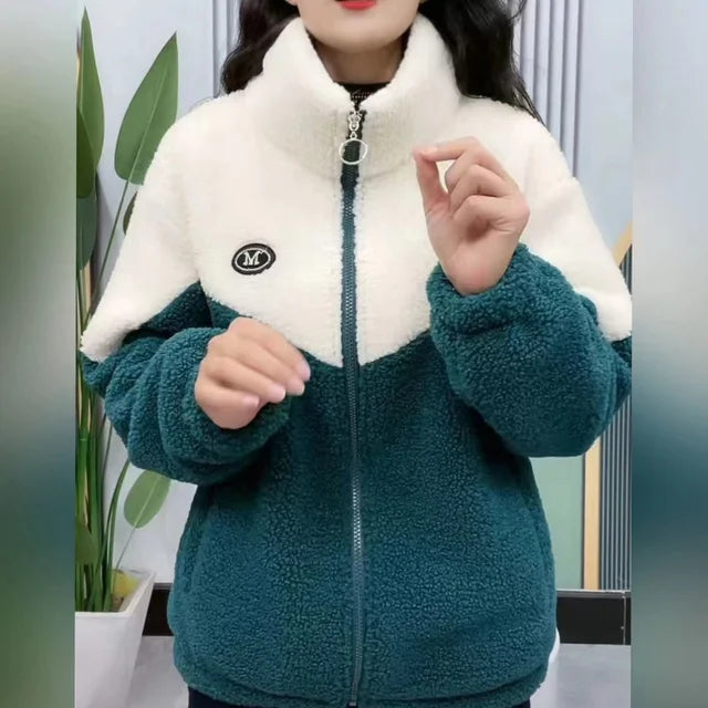 Winterjacke aus Polyester-Baumwolle