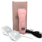 Waterproof Electric Bikini Trimmer for Women - Cordless Body Hair Shaver and Painless Epilator for Legs