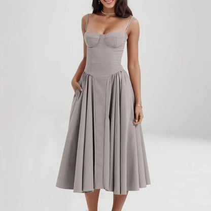 Ärmelloses Kleid für Damen