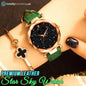 Reloj Star Sky de cuero de primera calidad