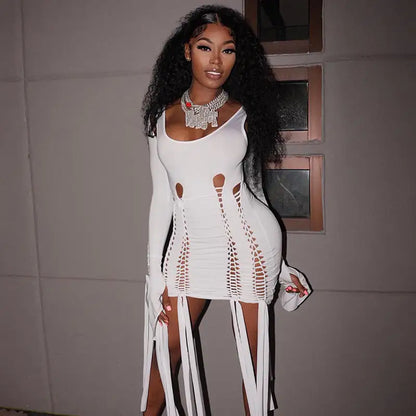 Überzeugendes Cutout-Minikleid