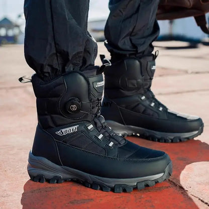 Botas de nieve cálidas para hombre