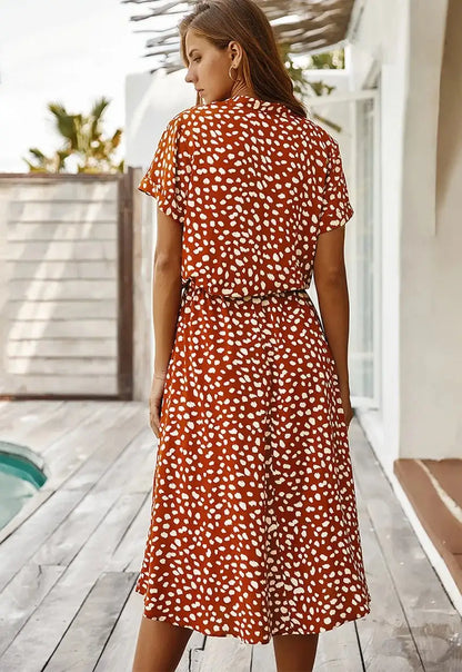 Vintage Polkadot Kleid