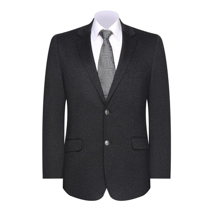 Mens Blazer Classic Fit Sport Coat 2 Button Notch Lapel Business Knit Suits Jacket