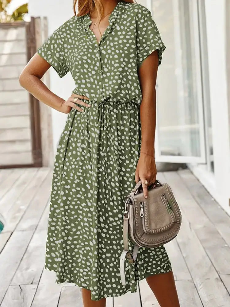 Vintage Polkadot Kleid