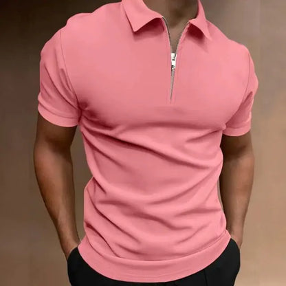 Polos de color liso de verano para hombre