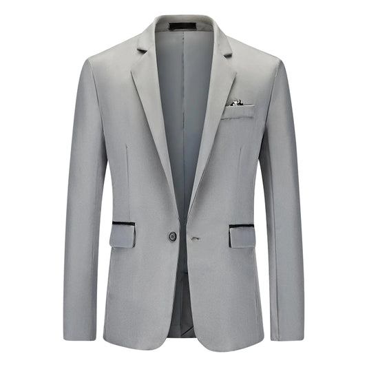 Same Day Delivery Items Prime Blazer for Men 2024 Summer Fall Casual Suit Jacket Regular Fit Lapel Business Daily Lightweight Sport Coats Blazers Sacos Para Hombre De Vestir