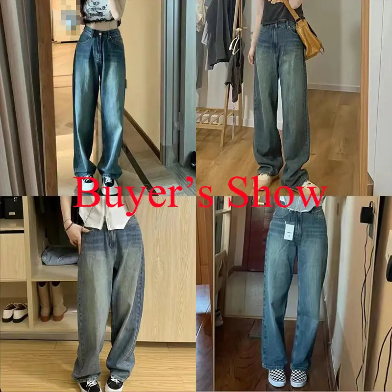 Vaqueros cargo de pernera ancha vintage Rimocy