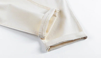 VG – Cremefarbene, weite Hose