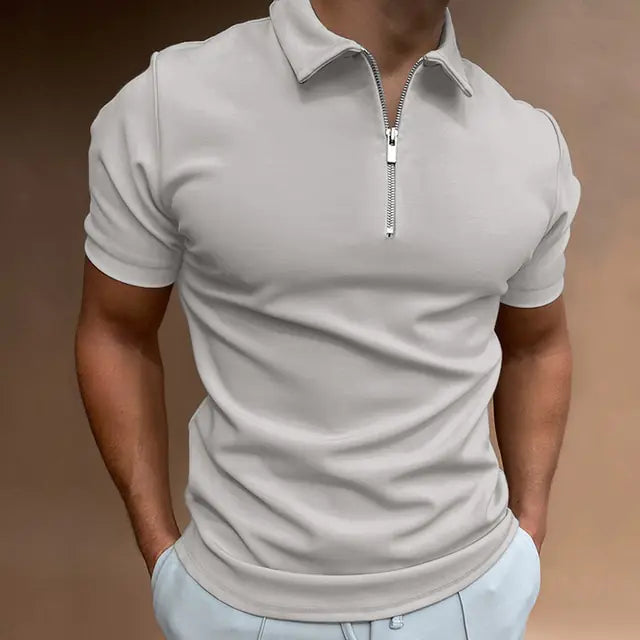 Polos de color liso de verano para hombre