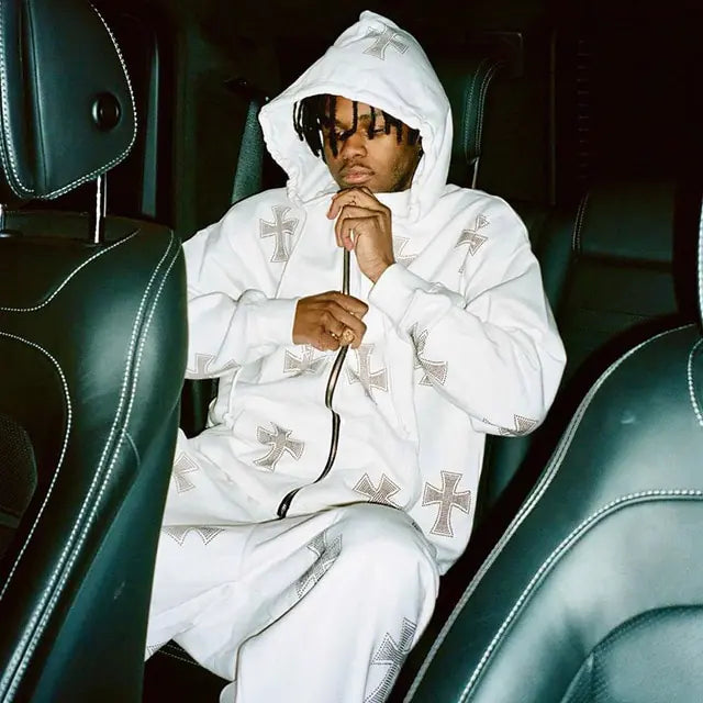 Ropa de abrigo con capucha Punk