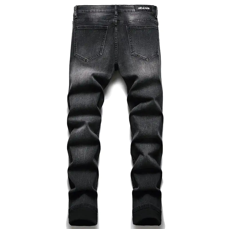 Modische neue Bikerjeans
