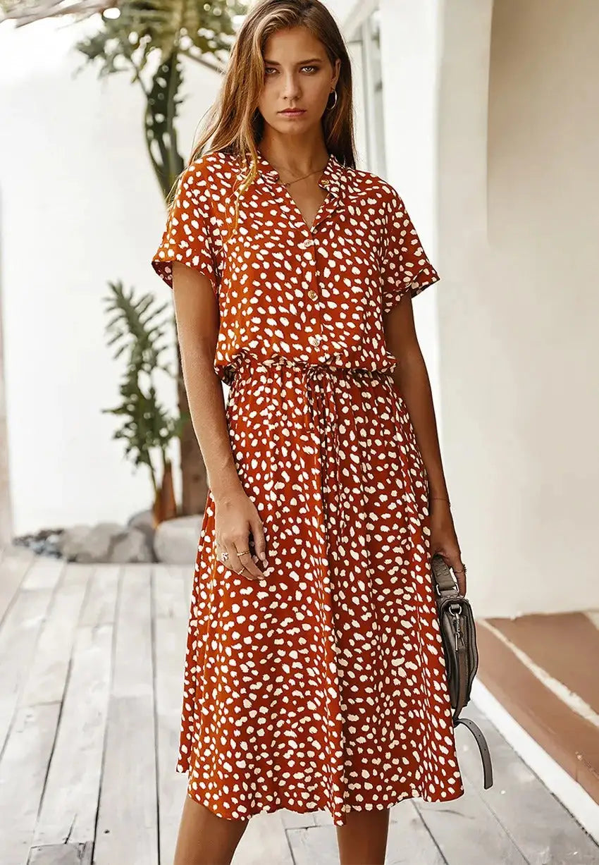 Vintage Polkadot Kleid