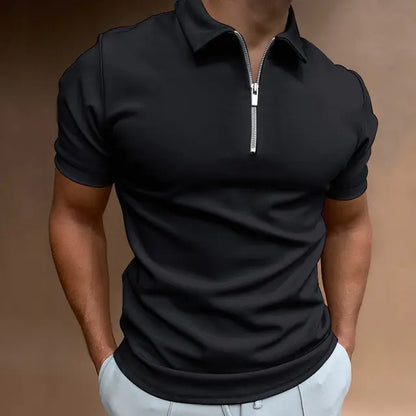 Polos de color liso de verano para hombre
